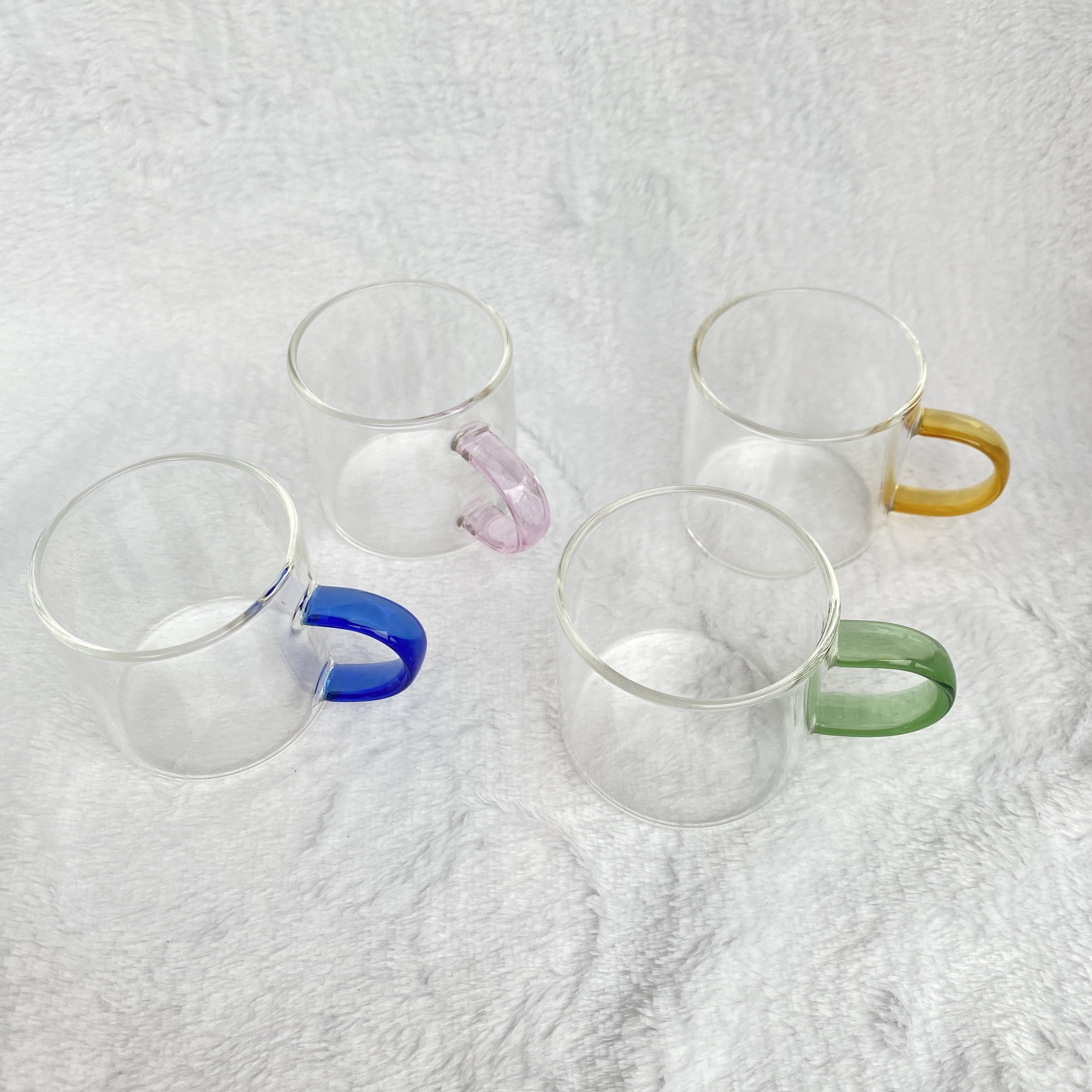 Small Drinking Glasses With Sphere Handle Small Teacup - Temu