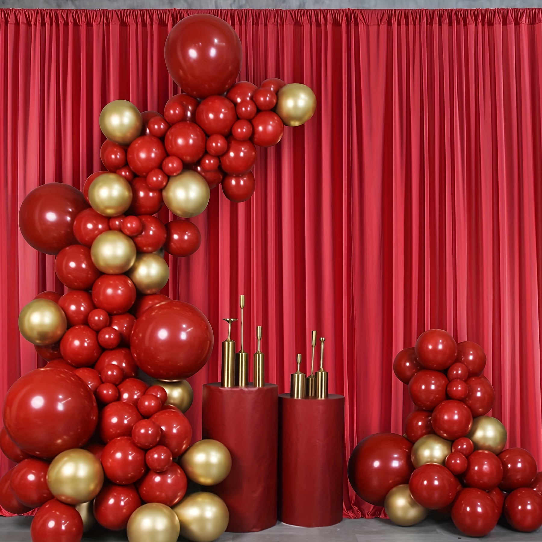 Cortinas brillantes de papel aluminio para decoración de fiestas,  cumpleaños y eventos de 3 x 8 pies (1 cortina)