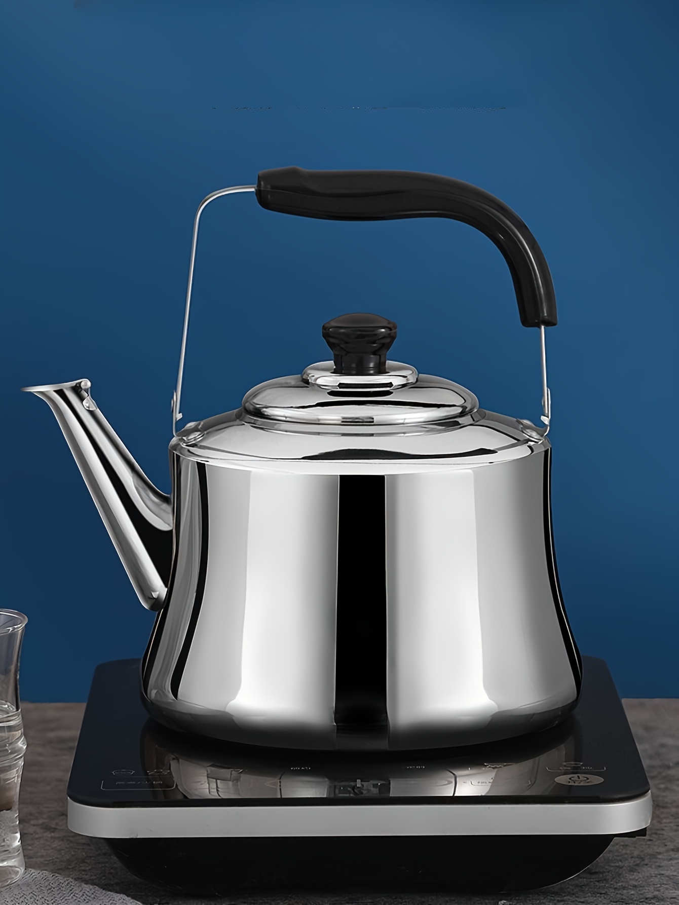 Sound Pot Teakettle Induction Cooker Whistling Thicken Water Heating Gas  Stove Boil Metal Jug Home-appliance