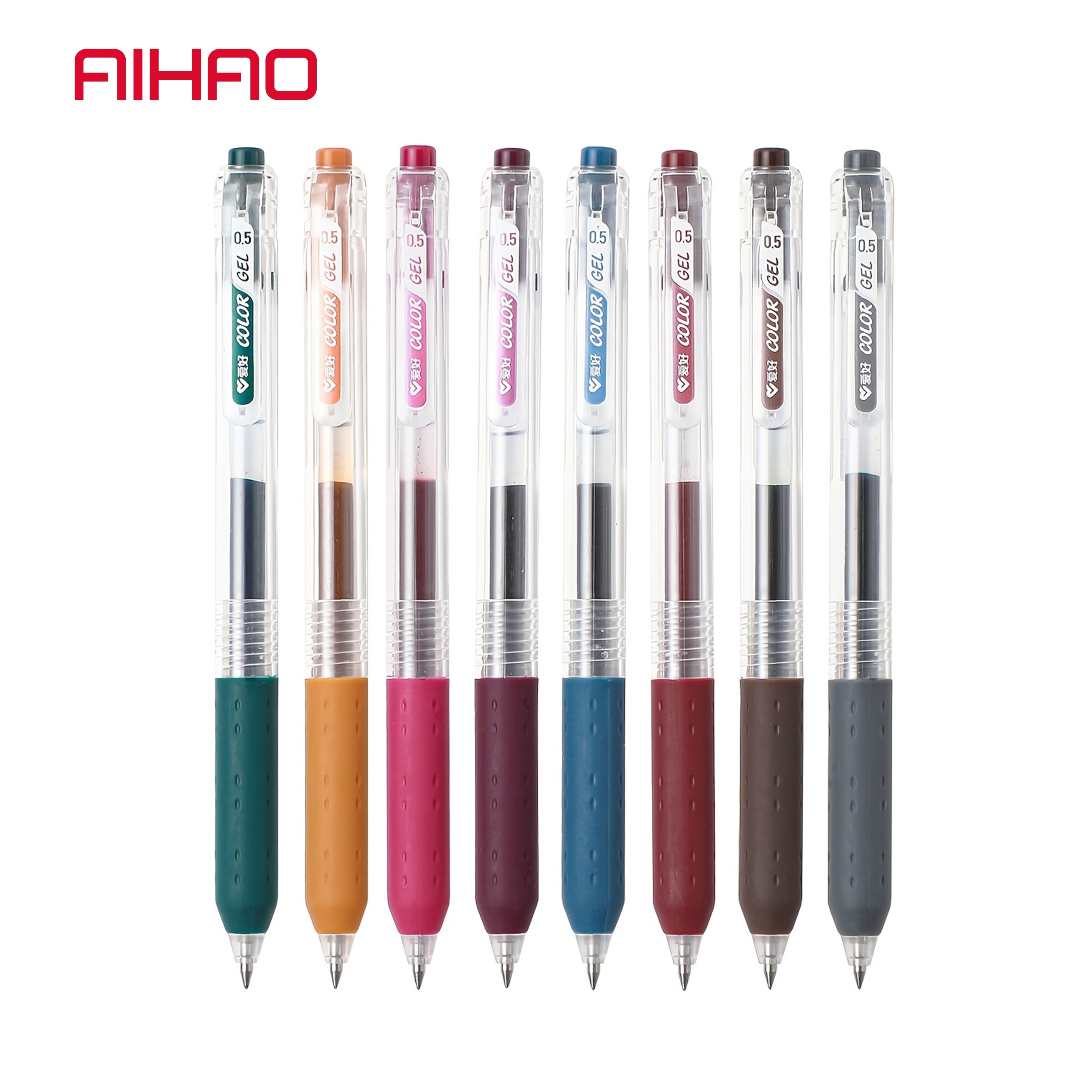  Retractable Gel Pens - Colored Pens for Adult