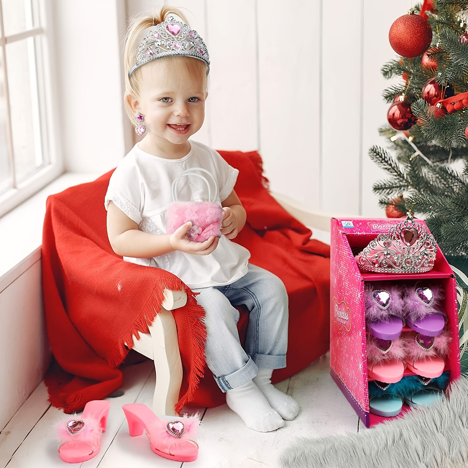 Juguetes de princesa para niñas, juego de rol para niñas pequeñas,  accesorios de princesa, juguetes para niñas de 3 a 4 años, regalos de  cumpleaños para niñas de 3 a 4 años 