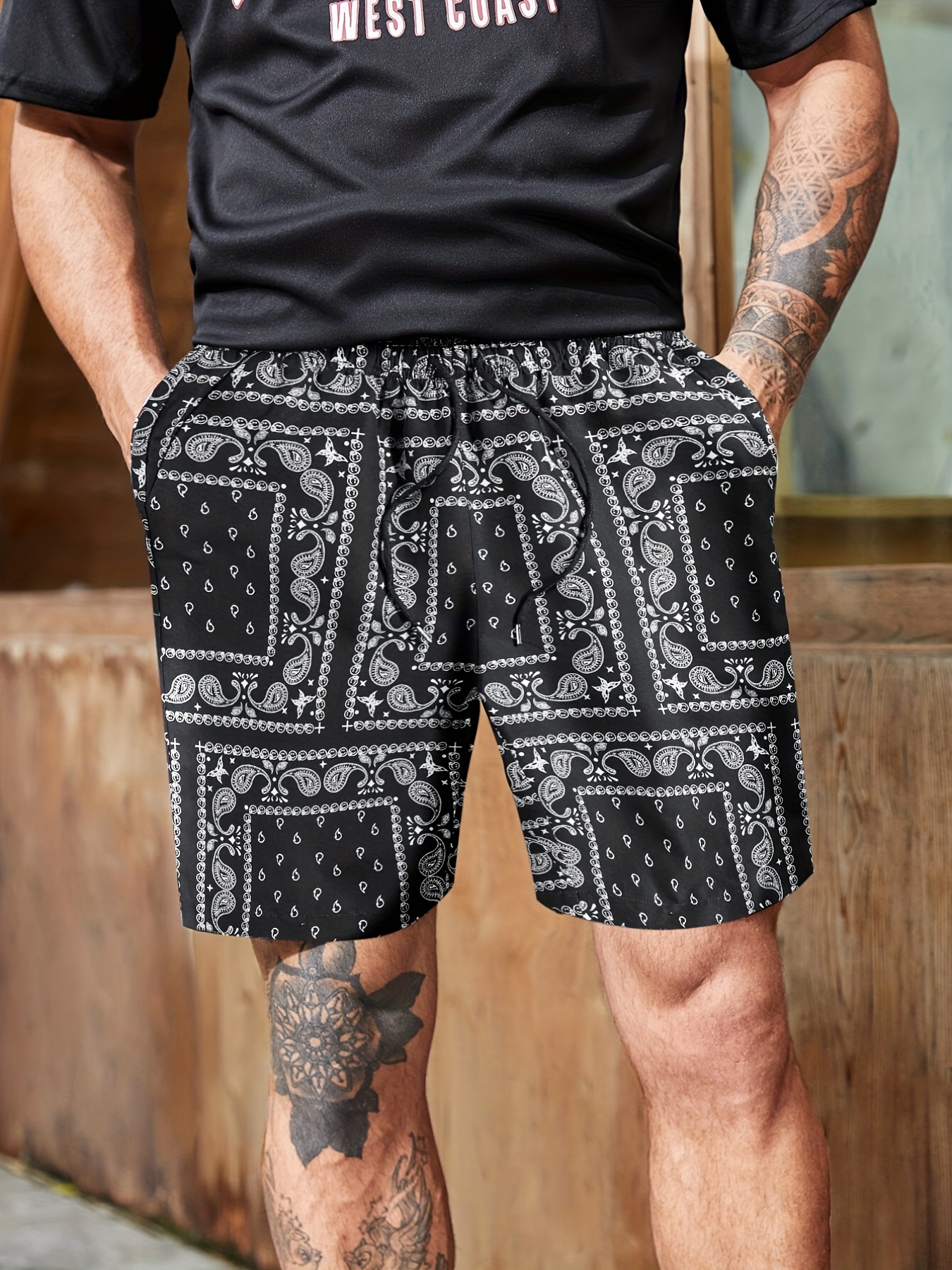 Men's Summer Beach Casual Fashion Shorts - Temu