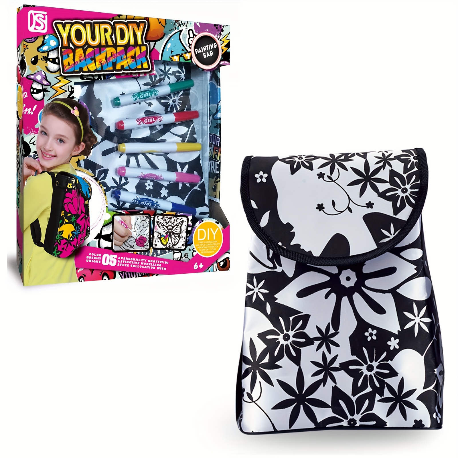 Diy Your Own Backpack Craft Kit Chrismas Halloween Birthday - Temu