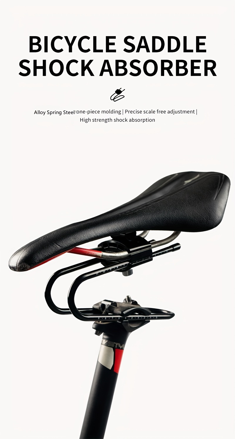 bike suspension spring steel shock absorber Temu