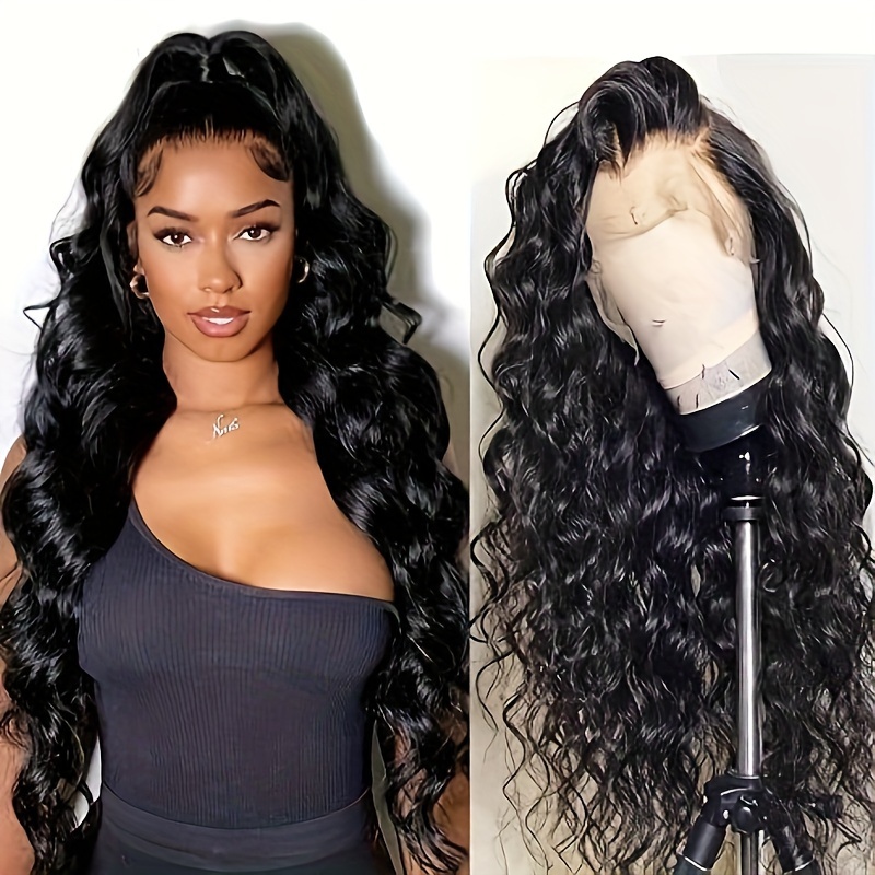 13x4 Lace Frontal Wig Human Hair For Women 150% Density - Temu