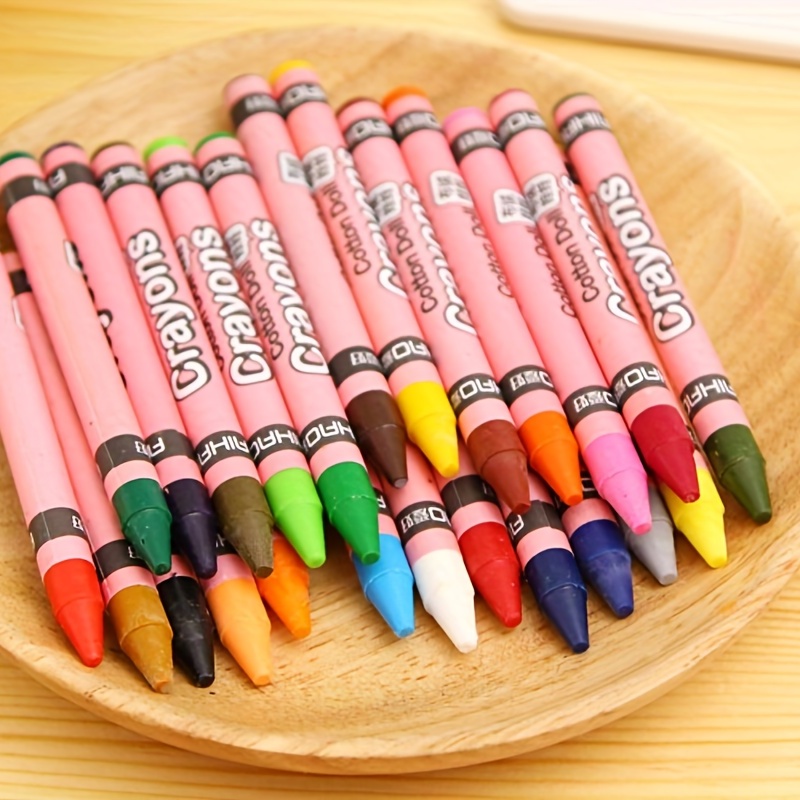 8/12 Colors Stationery Oil Painting Stick Set Crayon Summer Art Painting  Graffiti Supplies For Elementary School Students - Temu