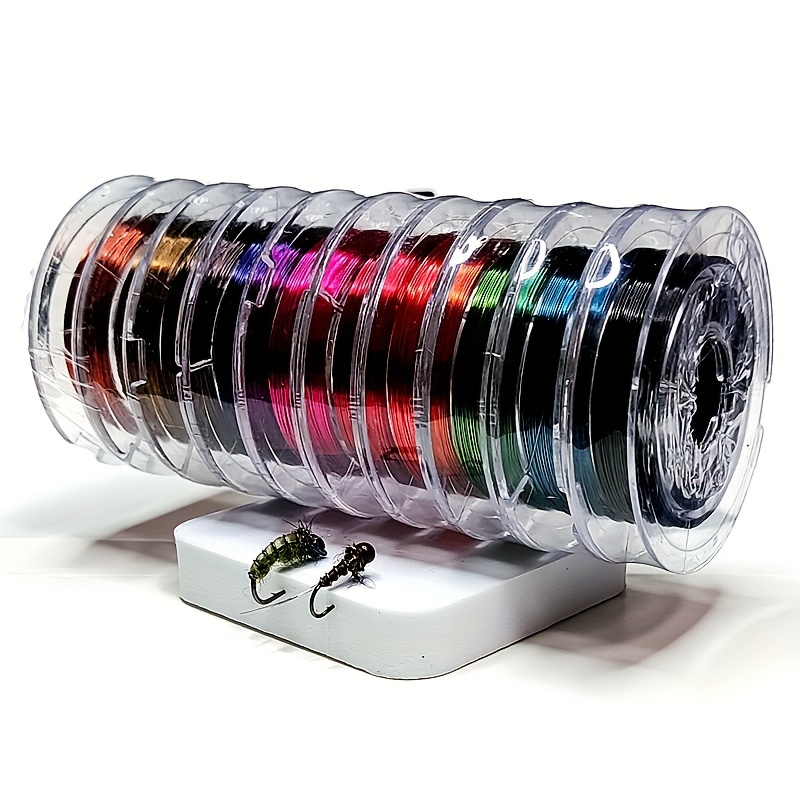 Color Mixed Diameter Copper Wire/ Fly Fishing Lure Bait - Temu