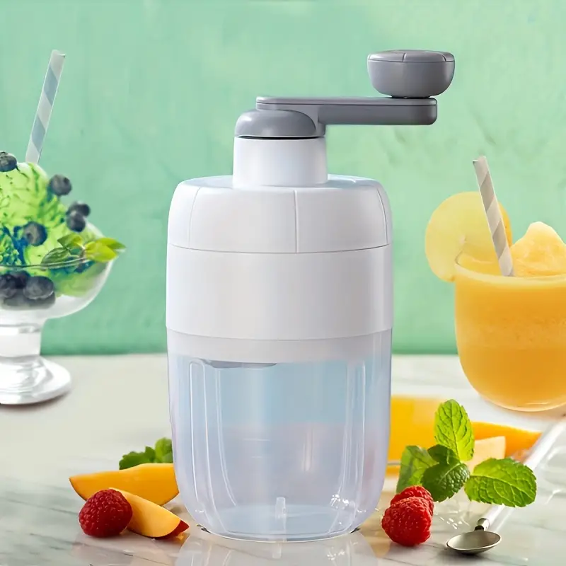 Manual Home Small Shaved Ice Machine Ice Crusher,smoothie Ice Cream Maker,fruit  Smoothie Maker For Making Smoothies Without Electricity,suitable For Stalls  And Vendors,good Gift To Share! For Hotels,restaurant,stalls,food Trucks -  Temu