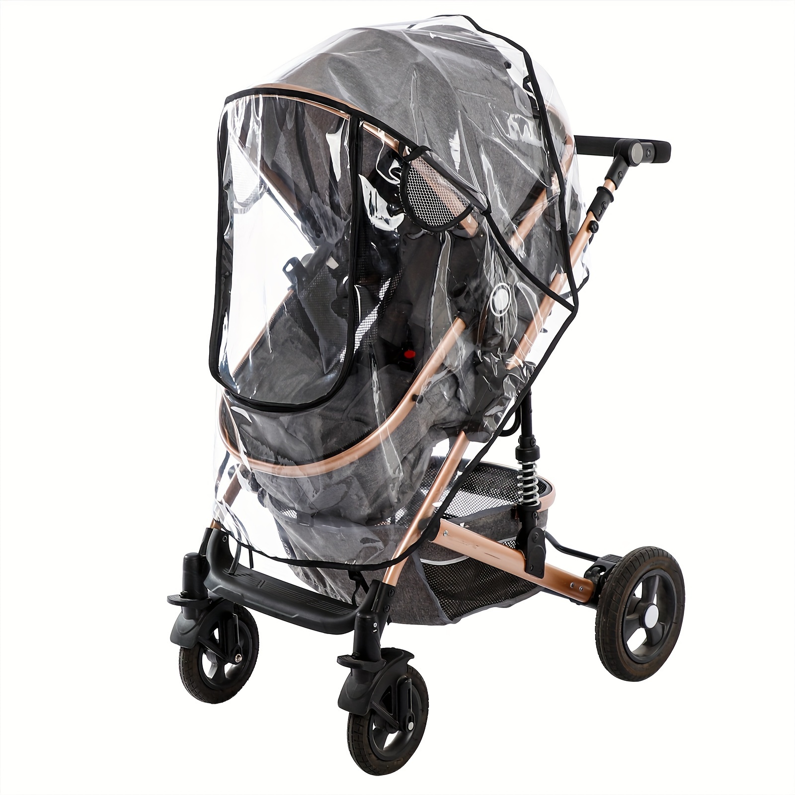 Stroller Rain Cover Baby Stroller Cover for Toddler Umbrella  Stroller,Lightweight Travel Stroller,Windproof Waterproof Weather  Shield,Compact Stroller