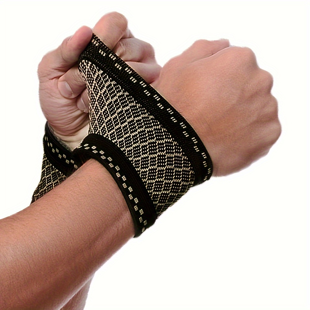 Copper Wrist Compression Sleeve Compression Wrist Brace - Temu Canada