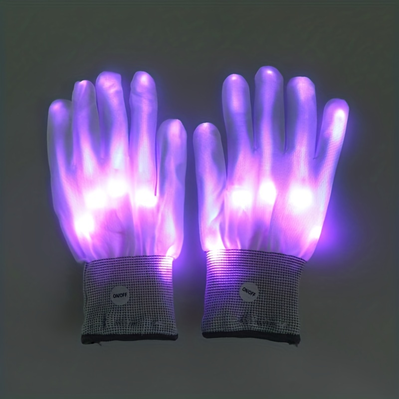 Jusqu'à 75% Paire de gants lumineux avec LED