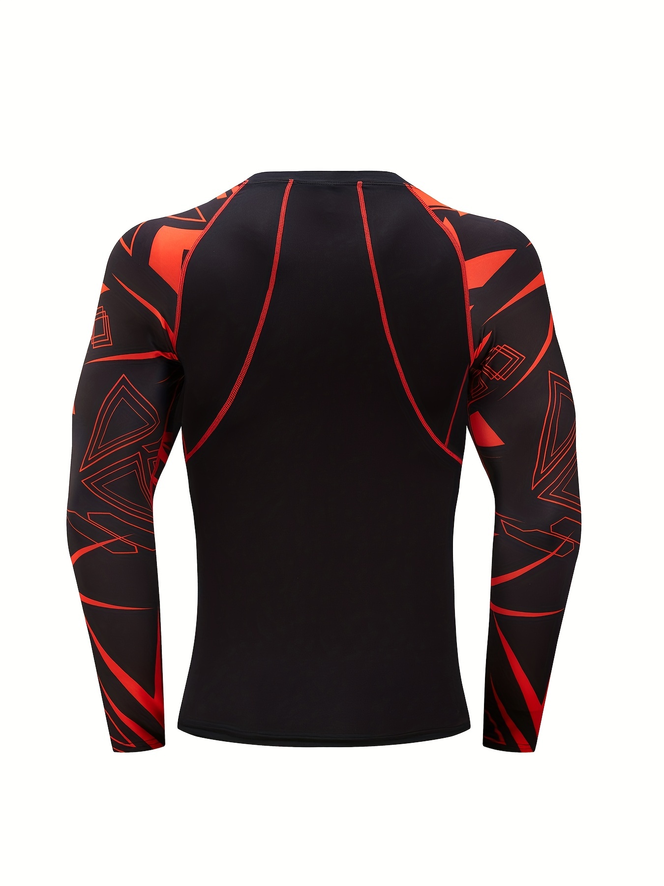 Sports Long Sleeve Body Shaping Clothes Men's Fitness High - Temu Austria