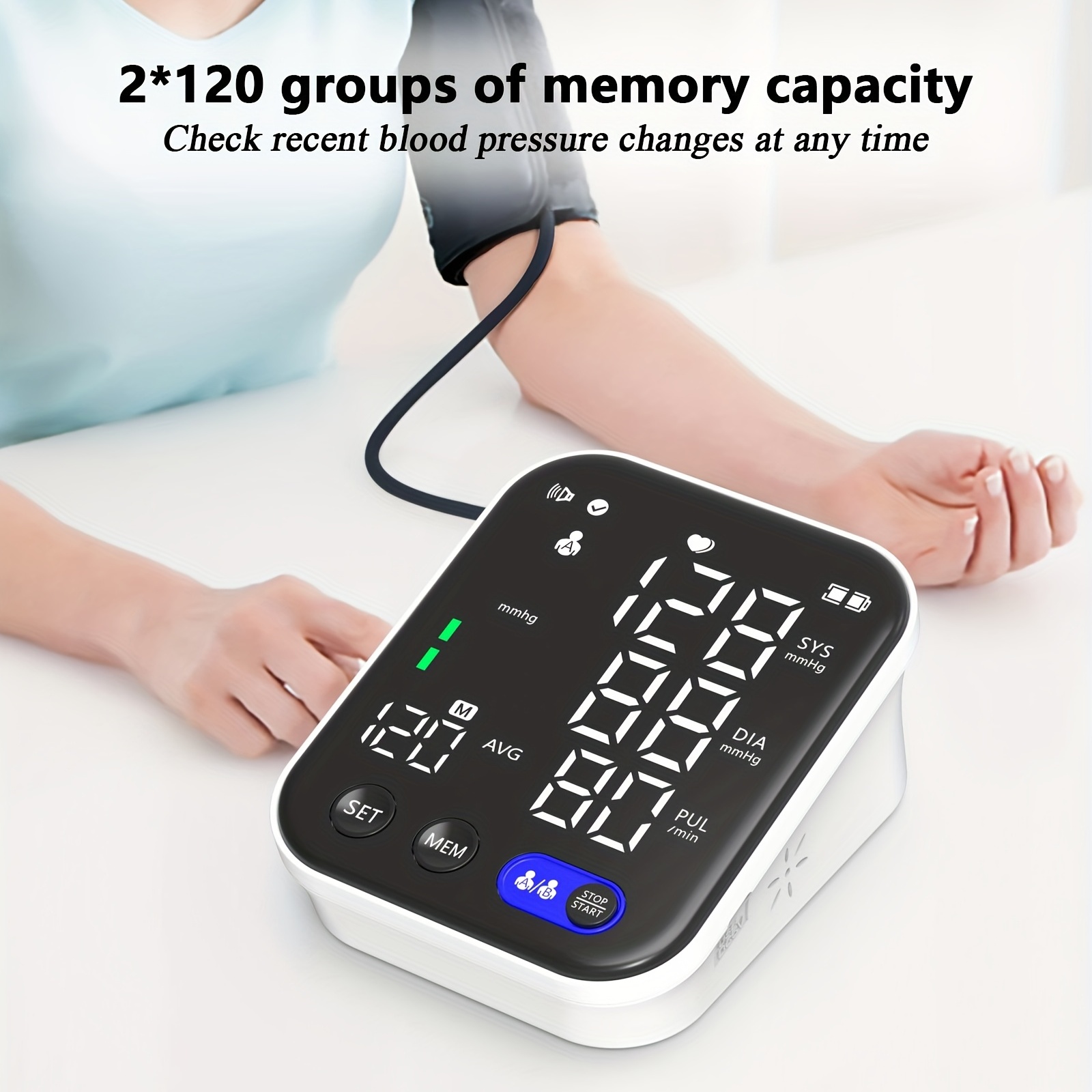 Automatic Blood Pressure Monitor - Simple & Accurate