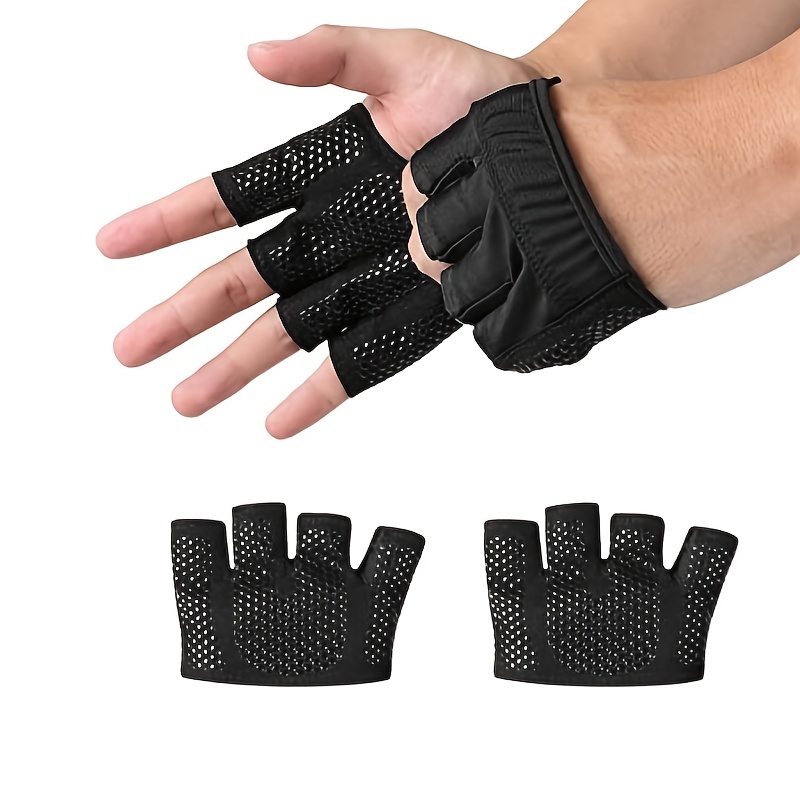 1pair Non-slip Yoga Gloves Lady Fitness Gloves For Gym Yoga