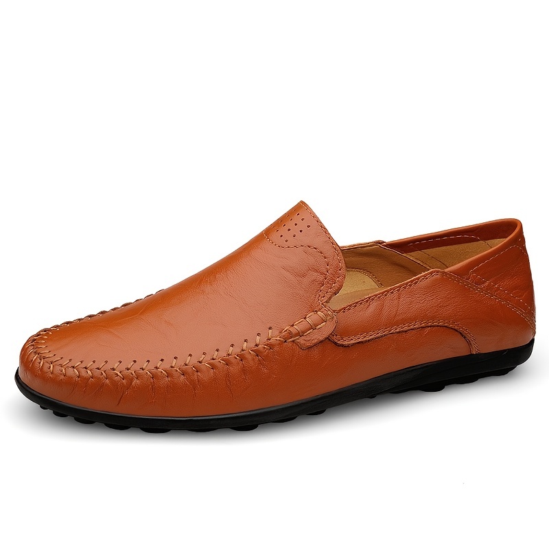 CLOHOO Customizable Leather Loafer Shoes Lightweight Casual Sneakers