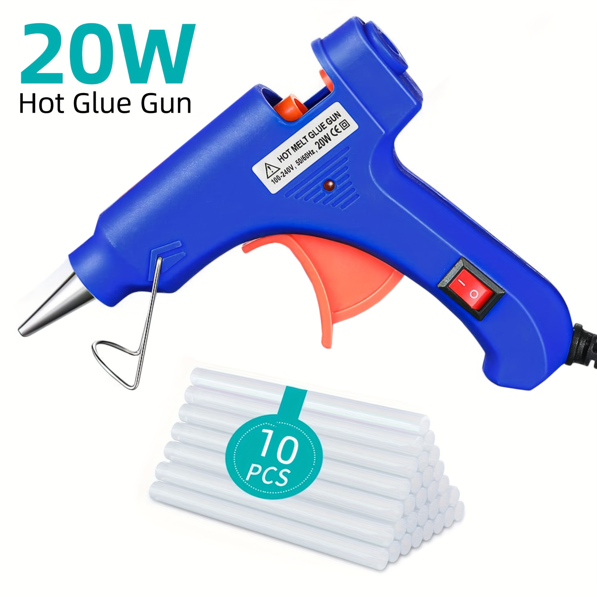 Mini Hot Glue Gun Rechargeable Glue Gun With Glue Sticks - Temu