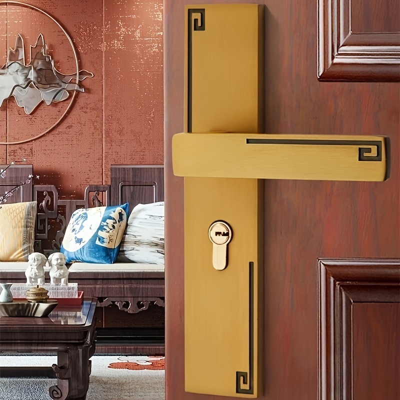 Cerraduras de puerta antirrobo para puerta exterior con cerrojo de  seguridad para el hogar