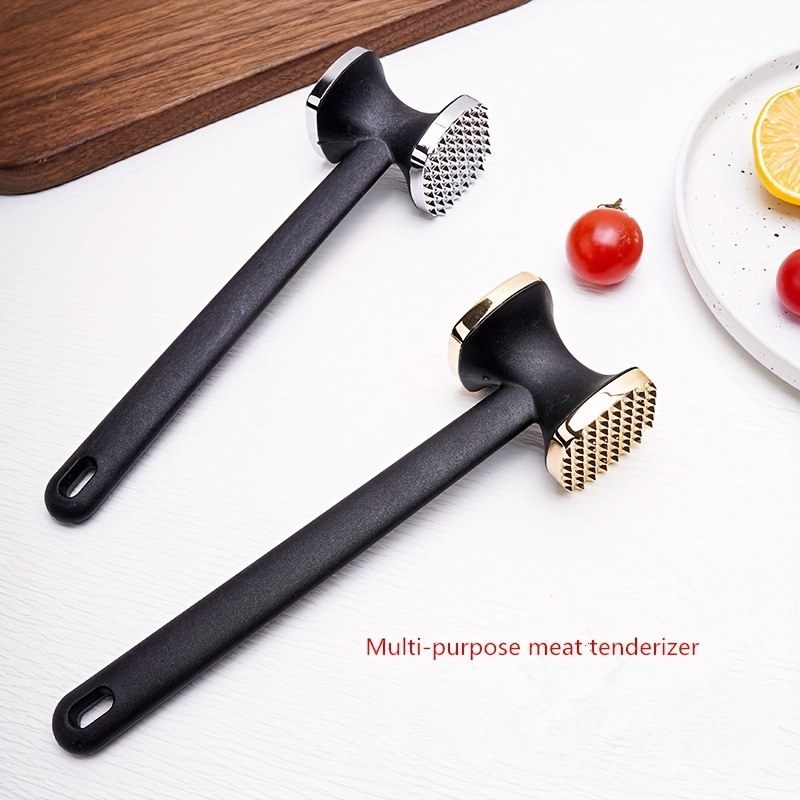 Meat Hammer, Double-sided Meat Mallet, Metal Meat Pounder, Household, Meat  Tenderizer, Meat Tenderizer Hammer, Meat Tenderizer Tool, Knocking Meat  Hammer, Kitchen Stuff, Kitchen Gadgets, - Temu