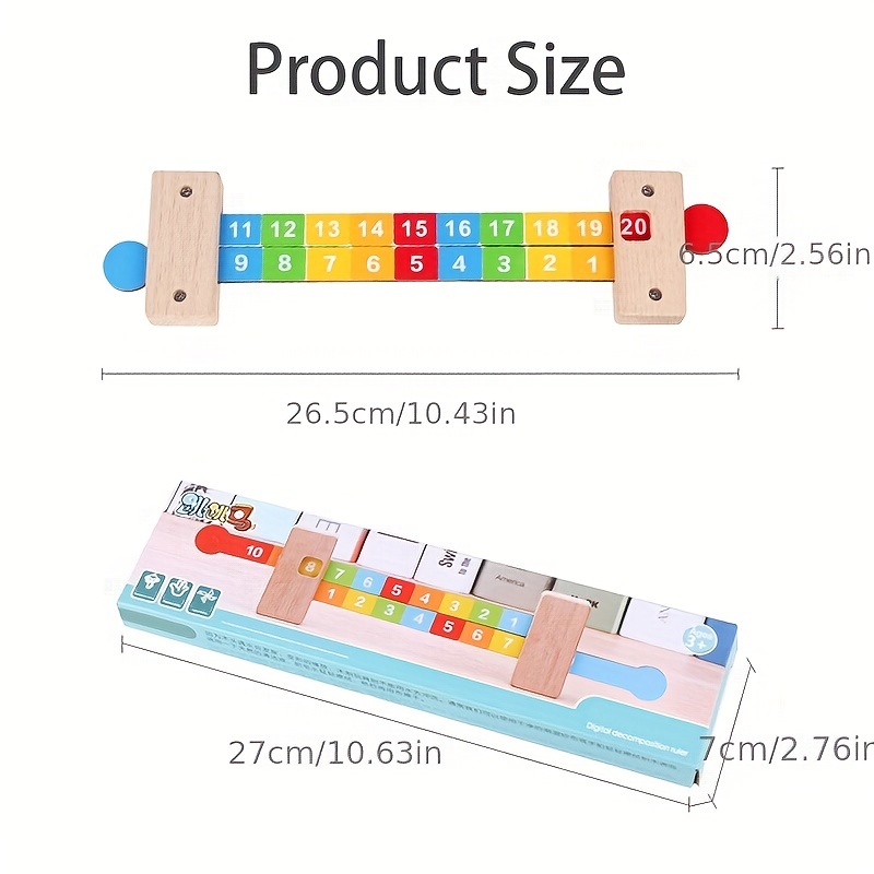 Montessori Kids Arithmetic Toys Number - Temu