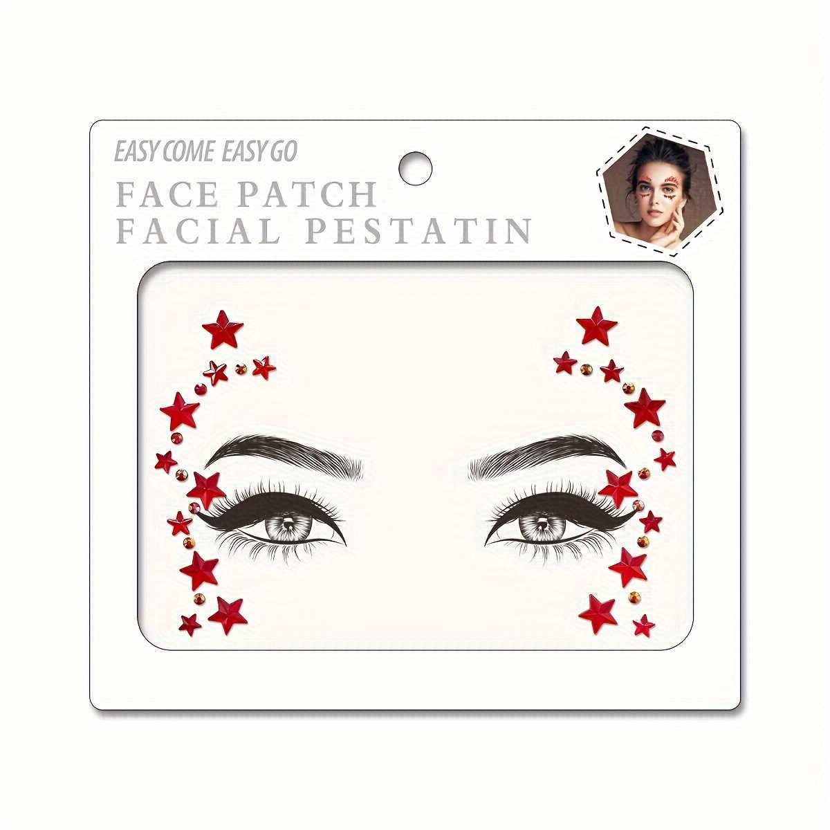Stickers With Resin Material For Daily Parties And Makeup Balls