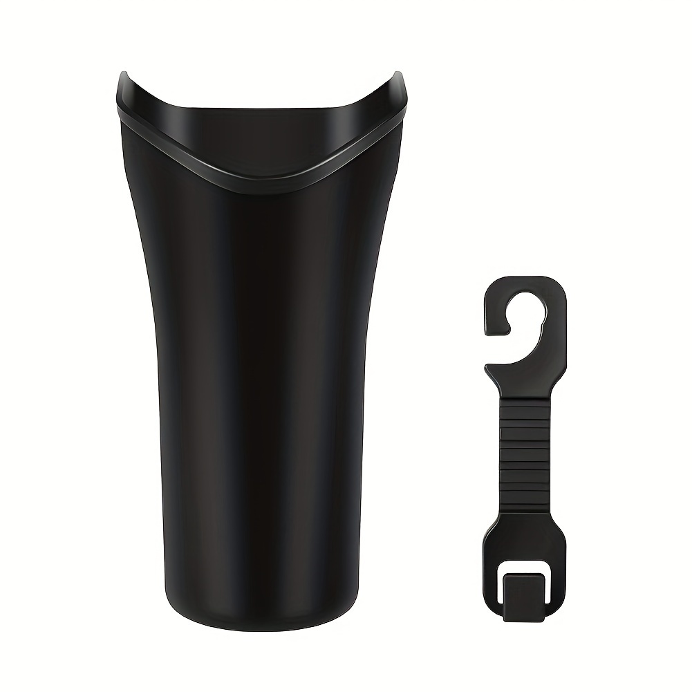 1pc Waterproof Car Umbrella Storage Box - Durable Abs Material, Multi-functional Organizer With Hanging Cup Holder, Fits Between Seats, Ideal For Holding Umbrellas & Small Items, Umbrella Holder