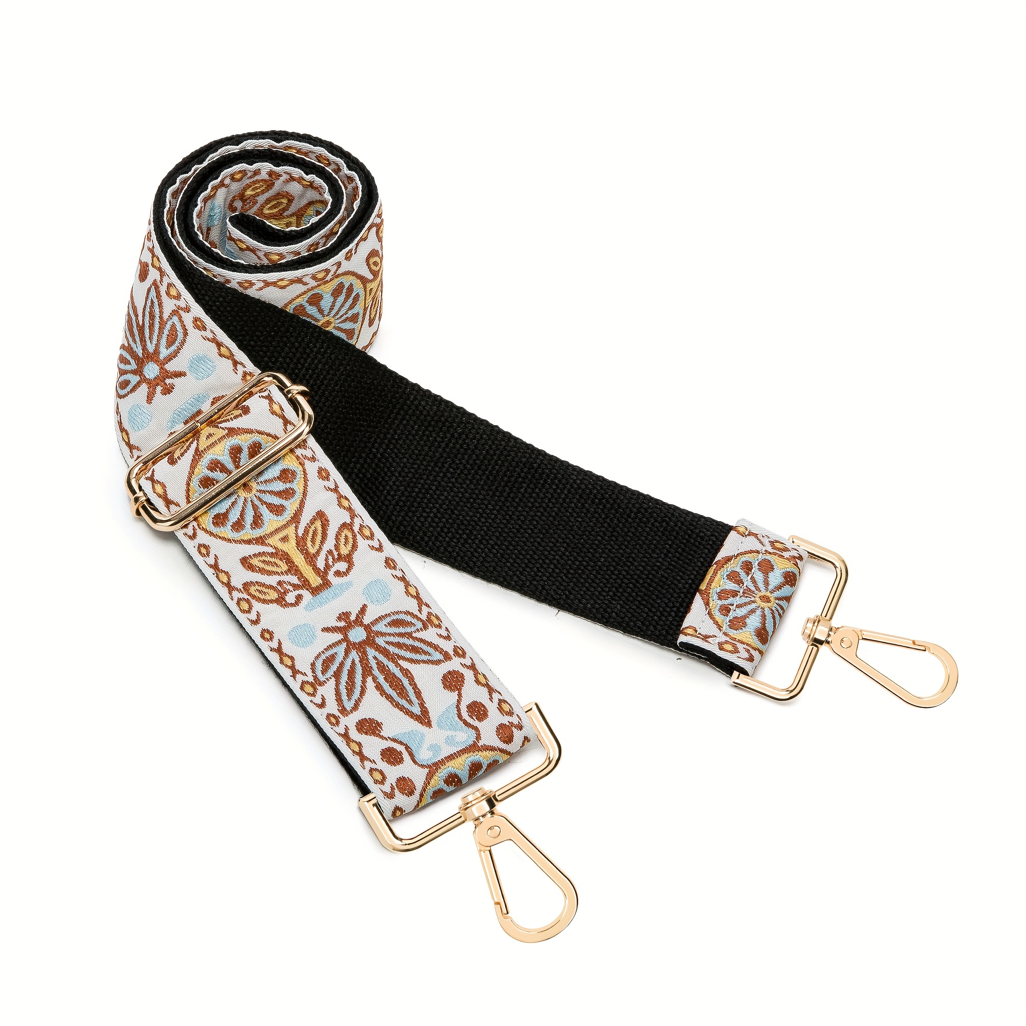 Boho Style Adjustable Shoulder Strap, Width Replacement Belt, Striped Wide  Purse Strap - Temu United Arab Emirates