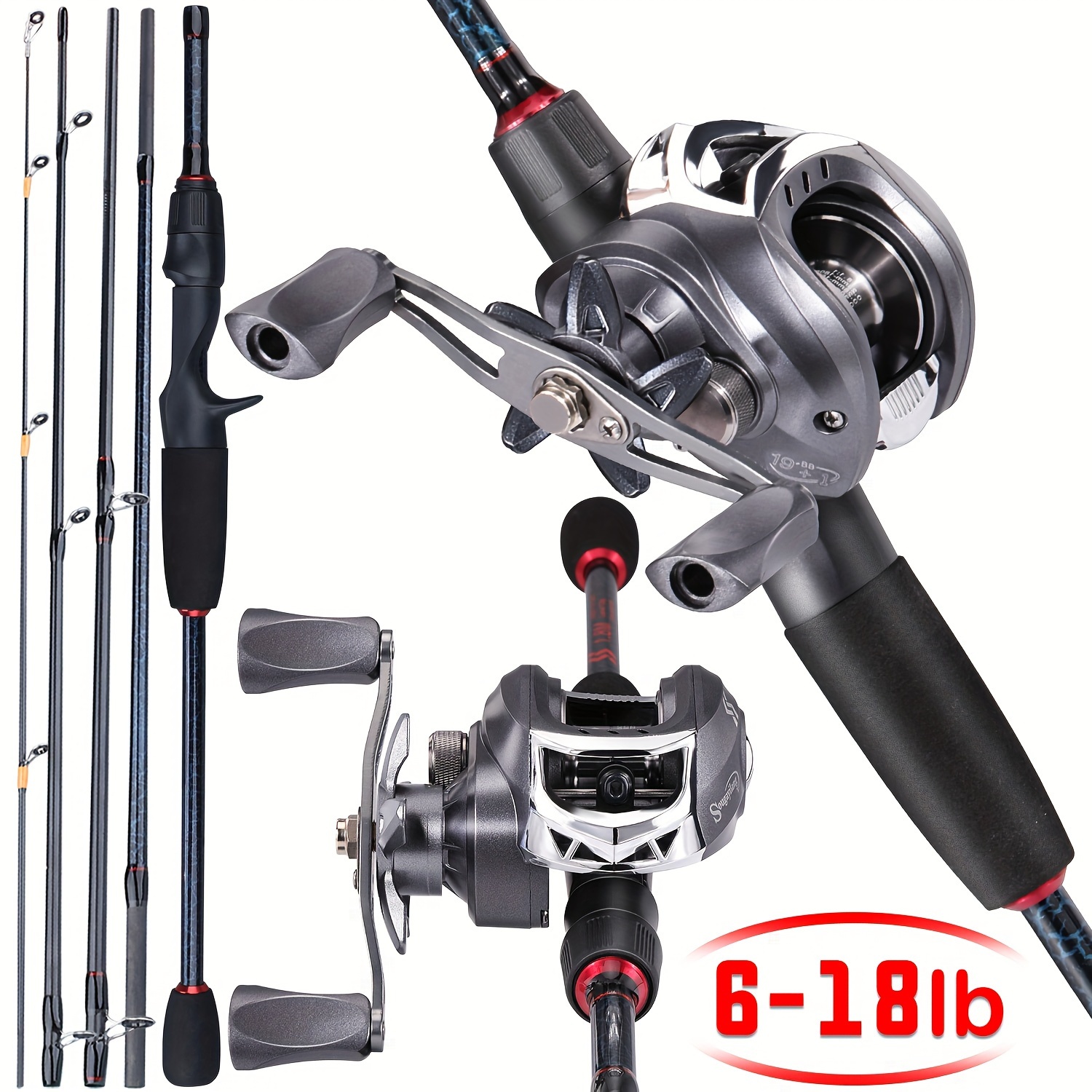 Sougayilang Fishing Rod Reel Combos Including / Portable - Temu United  Kingdom