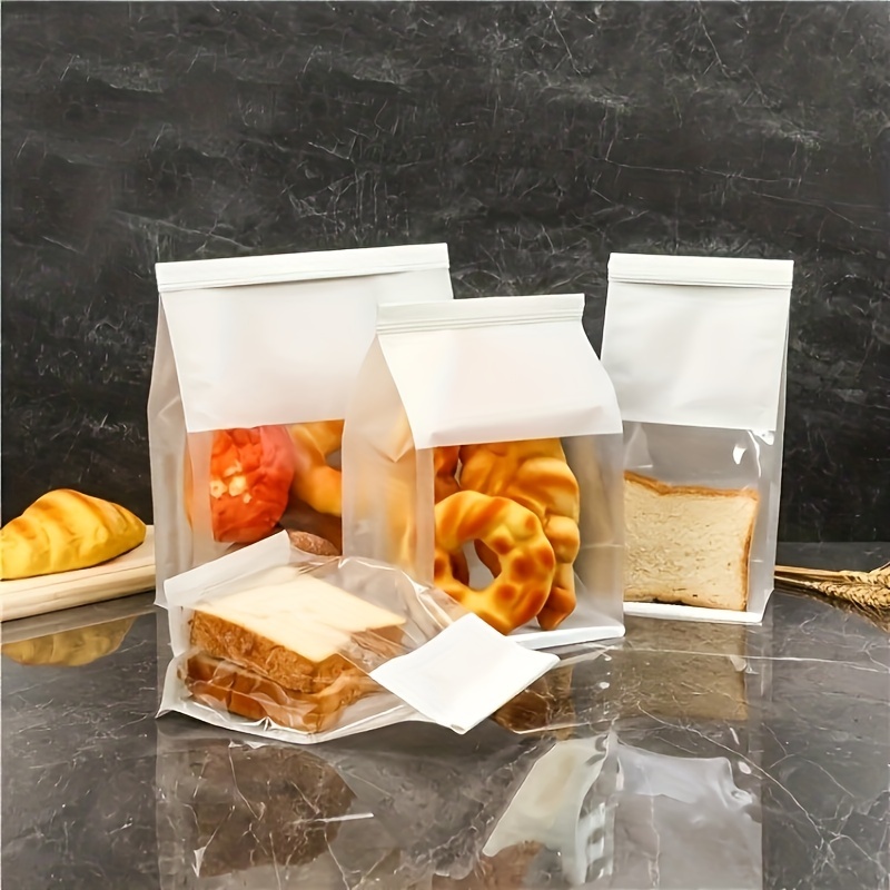 Ziplock Bags Clear Toast Sandwich Bread Ziplock Bag - Temu