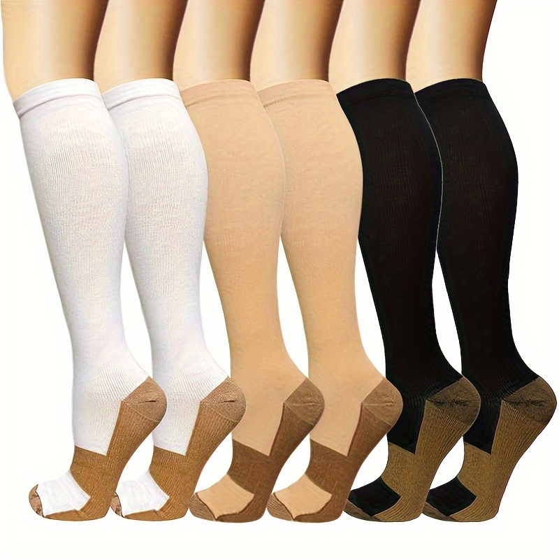 Copper Compression Socks Women 10 20mmhg Knee High Pregnant - Temu