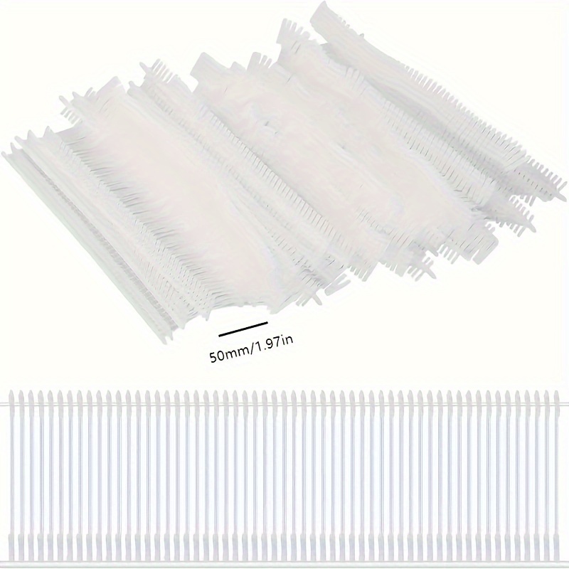 1120pcs 50mm Label Glue Pins Clothing Labels Hook Attachment All Standard Tag Gun Gun Needles T-shaped Thick Glue Pins Gun Fasteners