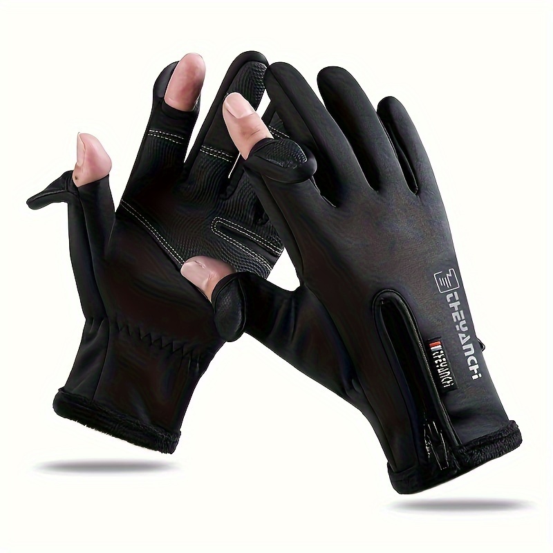 30 Degree Men Work Thermal Gloves Winter Protection PVC Waterproof Non-slip  Oilproof Wear-resistant Cold Storage Fishermen - AliExpress