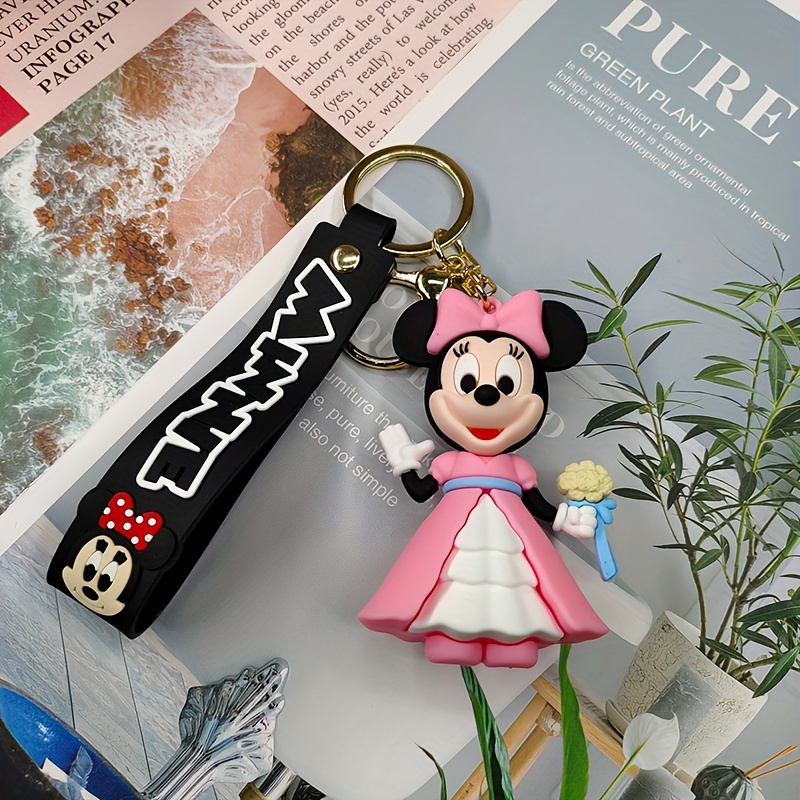 Doll Pendant Keyrings Jewelry, Minnie Mouse Keychains