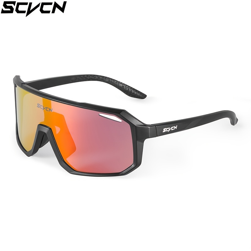Scvcn 1 Lens Bike Sunglasses Men Women Ideal Cycling Running
