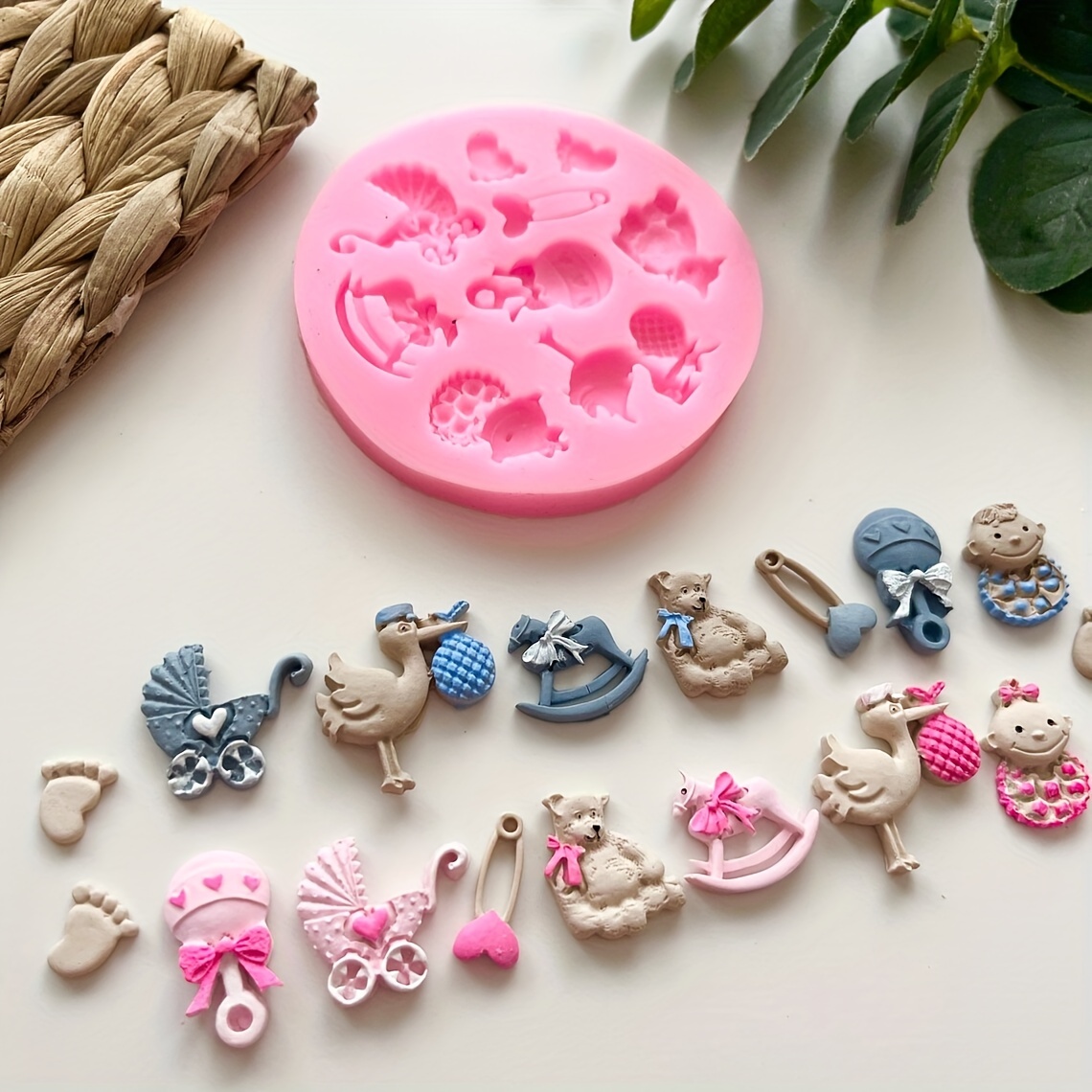 Flower Charms Polymer Clay Molds Polymer Clay Craft Making - Temu