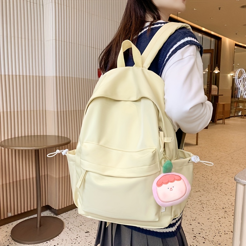 Fashion Backpack Women's Large Capacity Backpack Leather Bag Ladies Casual  Bag Spring Outing Bag Short Distance Bag - Temu Belgium