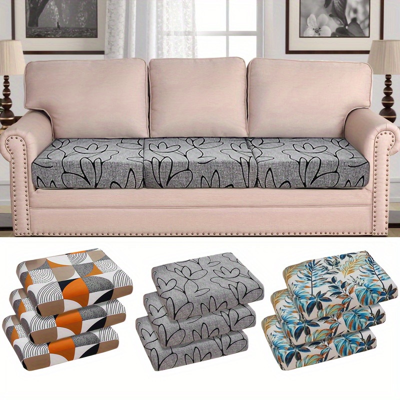 Funda de cojín para asiento de sofá, protector impermeable para muebles,  elástico, lavable, extraíble en forma de L, funda para sofá para el hogar