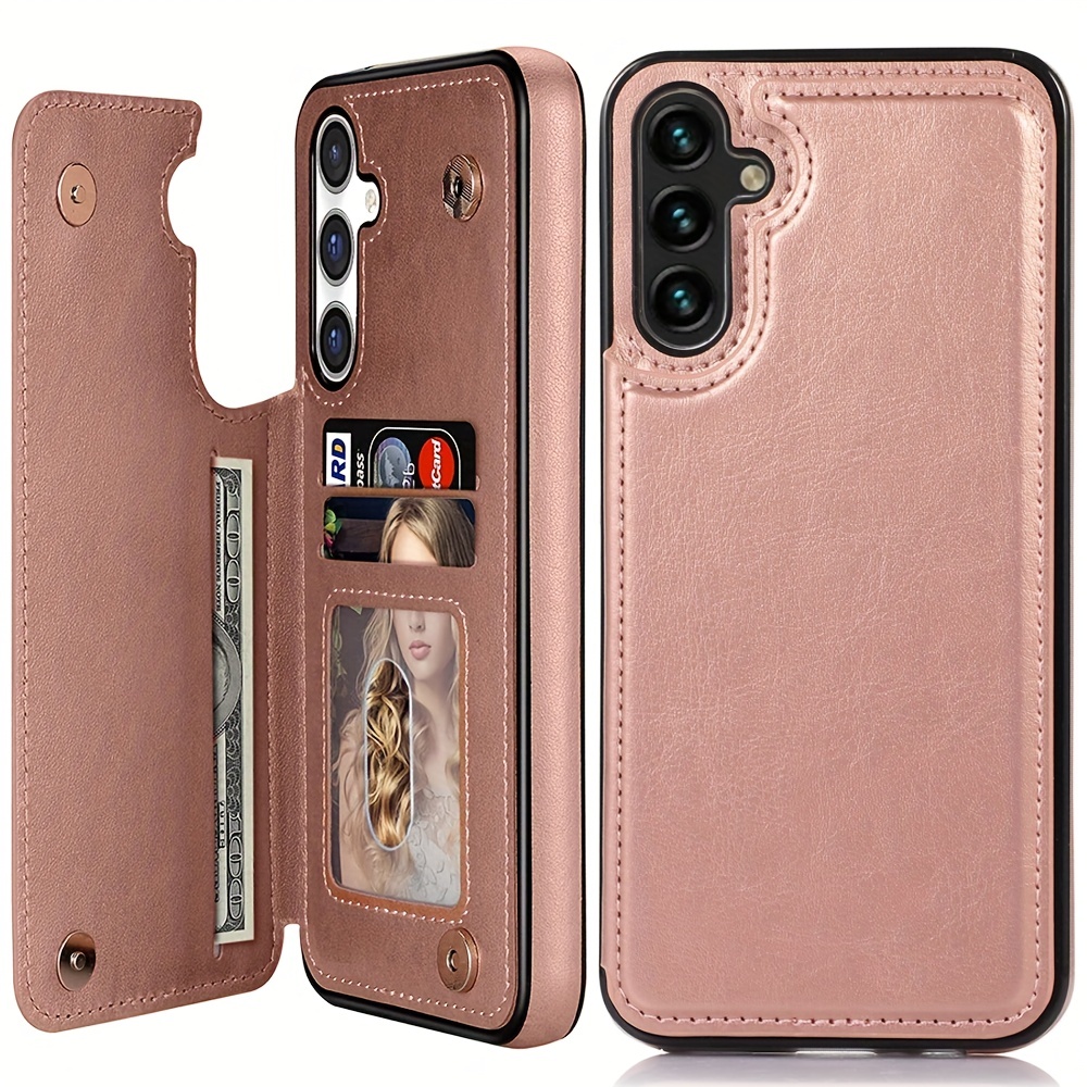 Luxury Vintage Pattern Cover Holder Square Leather Phone Case For Samsung  A13 A33 A53 A12 A22 A32 A52 A72 A51 S20 S21 S22 Note20