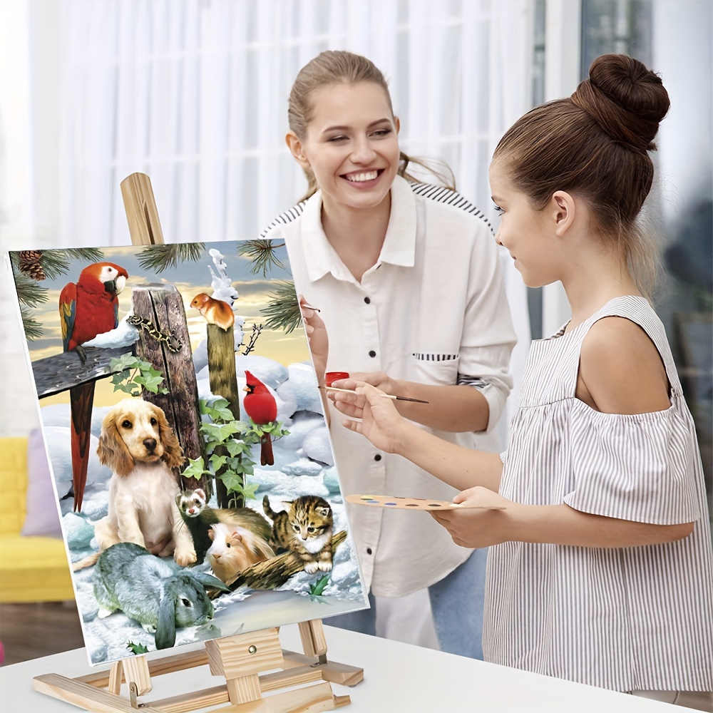 Paint By Numbers For Adults Colorful Dog Animals Beginner - Temu