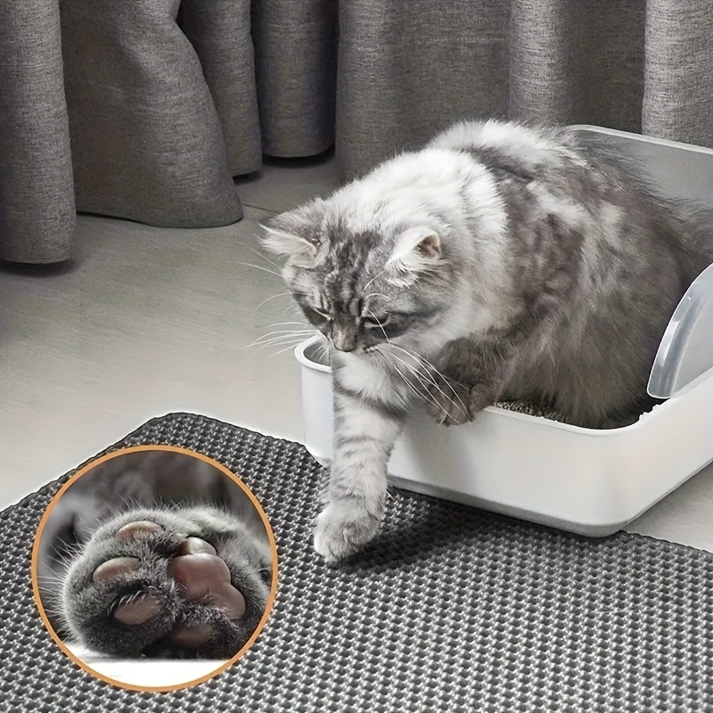 Wasserdichte Katzenstreumatte Doppellagige Matte Reinigung - Temu