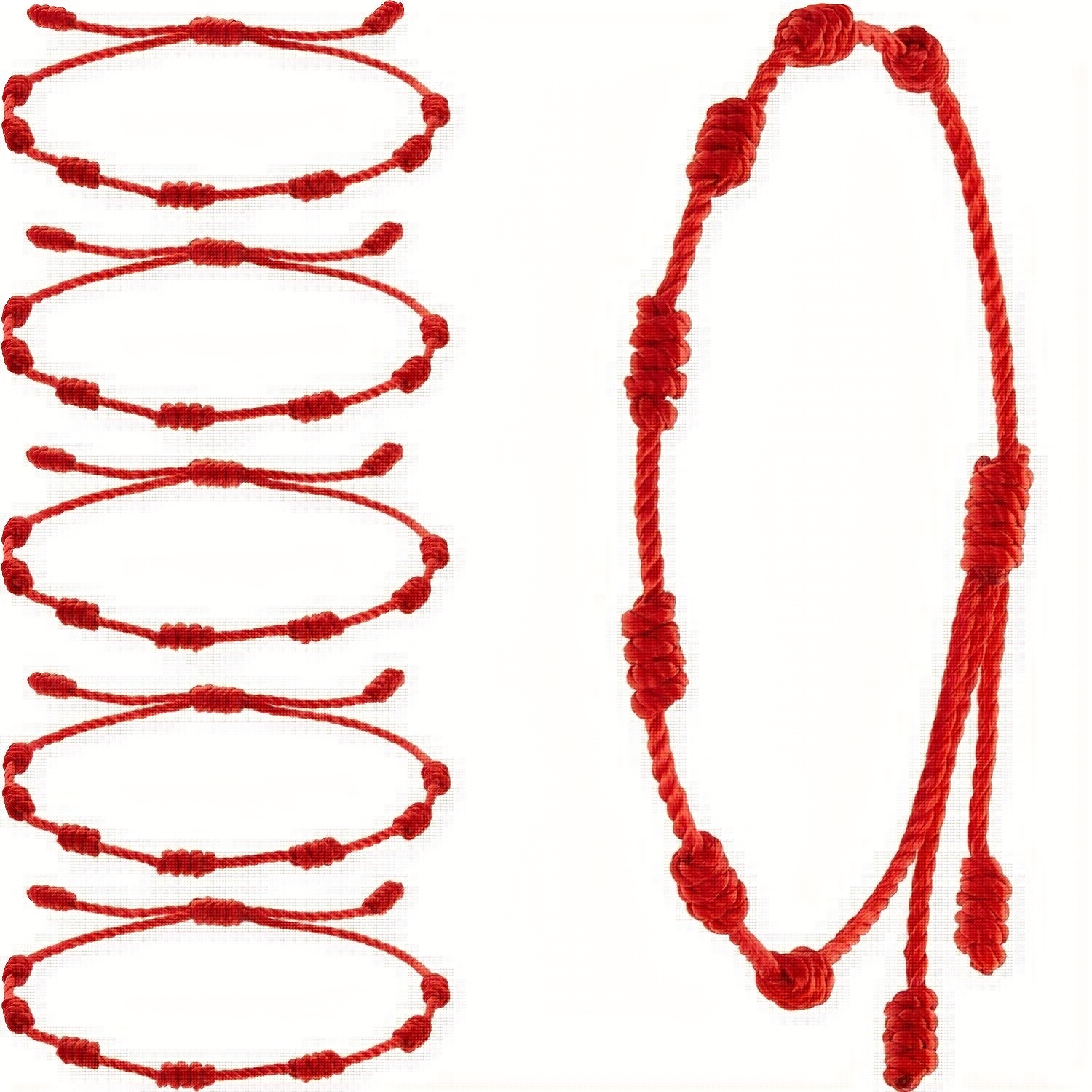 Handmade Braided Bracelet Adjustable Red String Bracelet - Temu