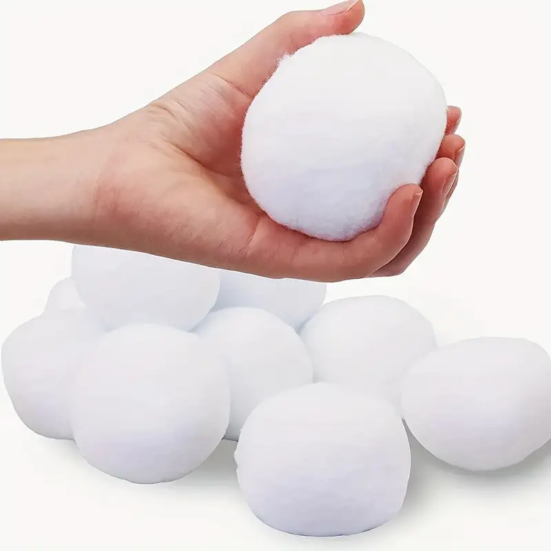 Large Size Snowball Outdoor Artificial Snowball Tennis Ball - Temu