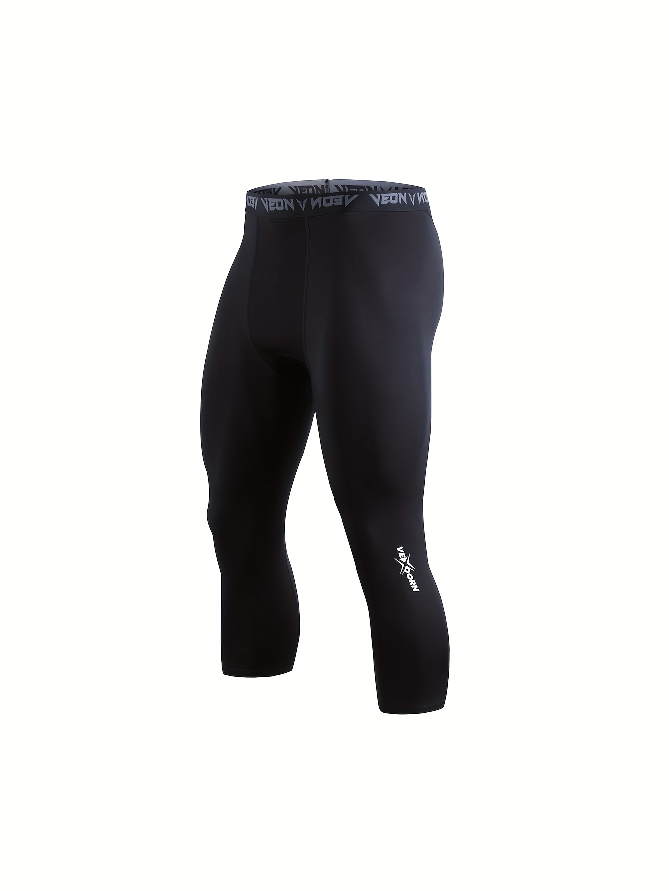  Compression Pants for Men 3/4 Capri Leggings Dry Fit