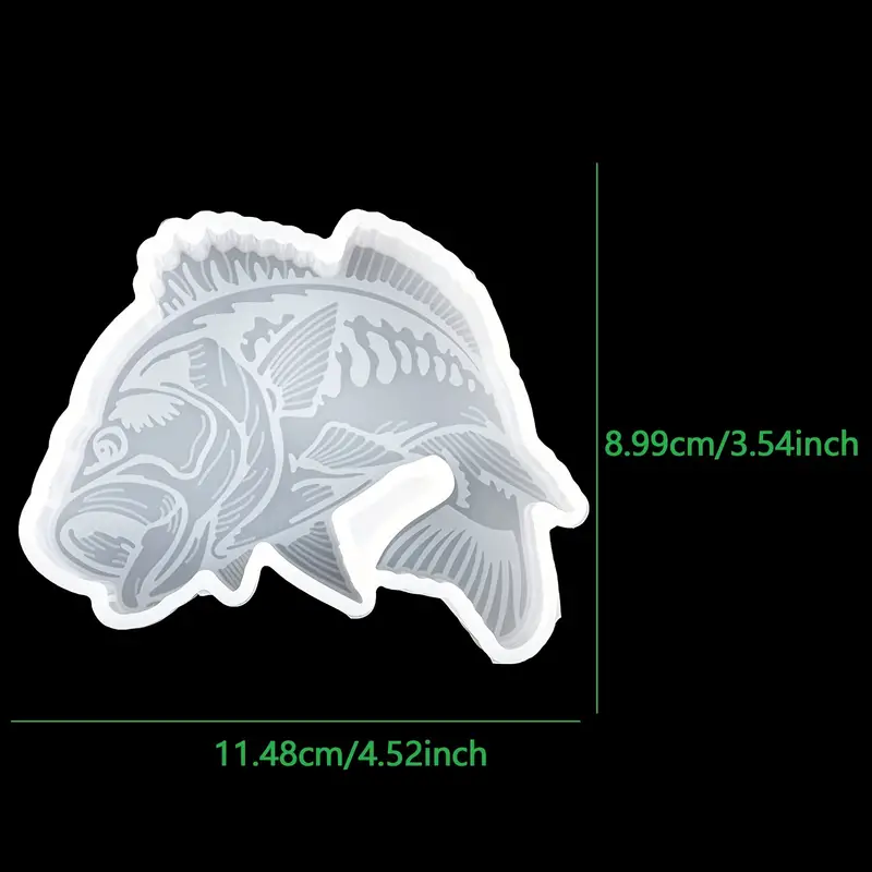 Detailed Bass - Silicone Freshie Mold