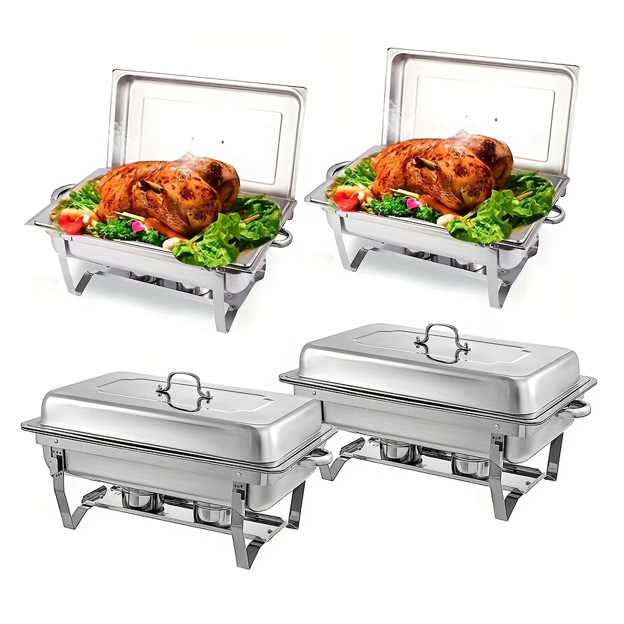 Chafing Dish Stainless Steel Buffet Serving Tray Chafing - Temu