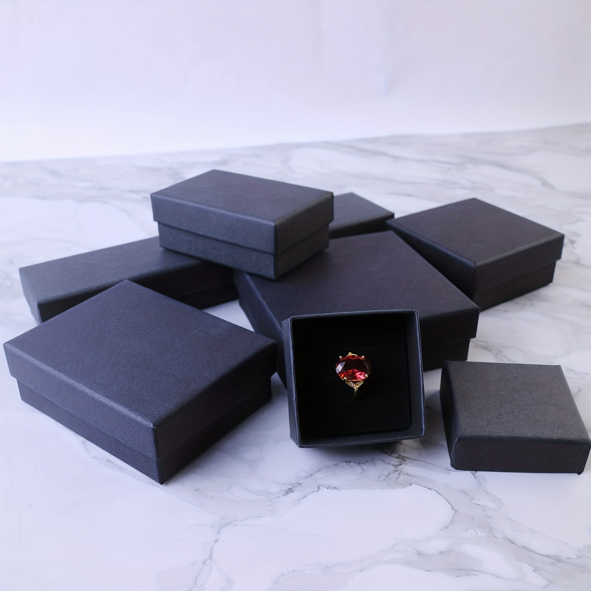 6PCS Black Jewelry Trays Jewelry Box Inserts Jewelry Display Jewelry Holder