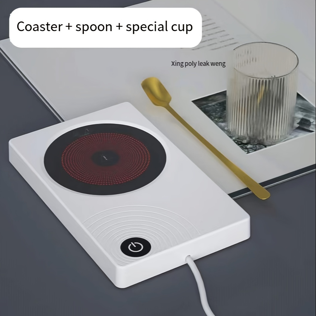 Electric Coffee Mug Cup Warmer Heating Pad Coaster USB Electric Heated  Coaster 55 Degree Celsius Constant Temperature Coaster