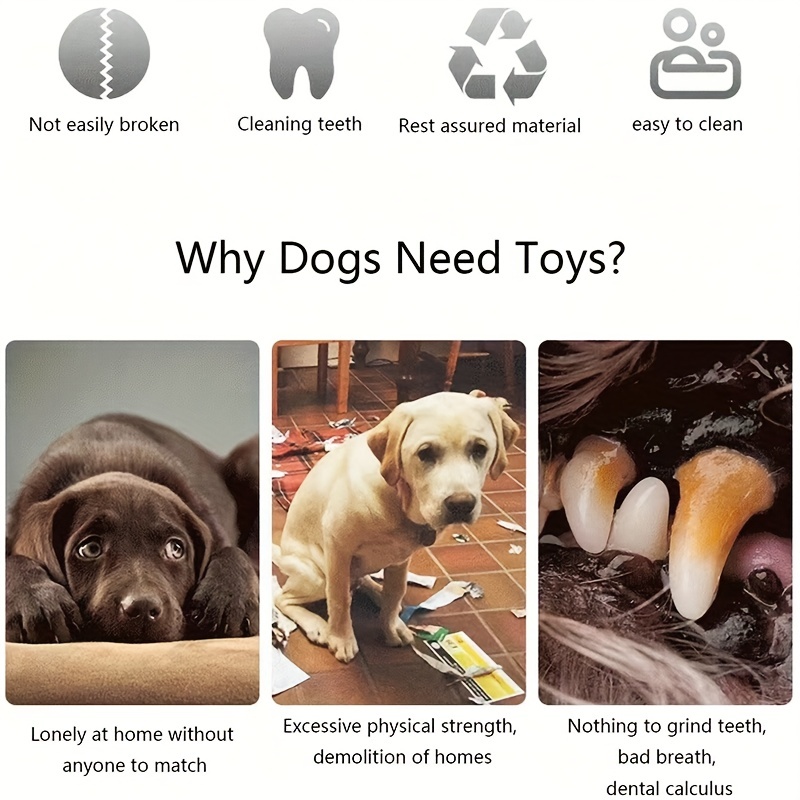 Toys for dogs store with bad teeth