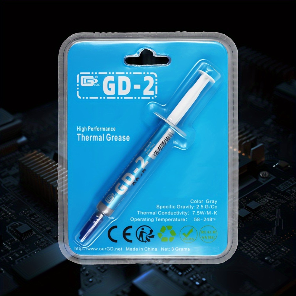 Pâte de graisse conductrice thermique Silicone Gd900 Dissipateur thermique  Composé haute performance pour