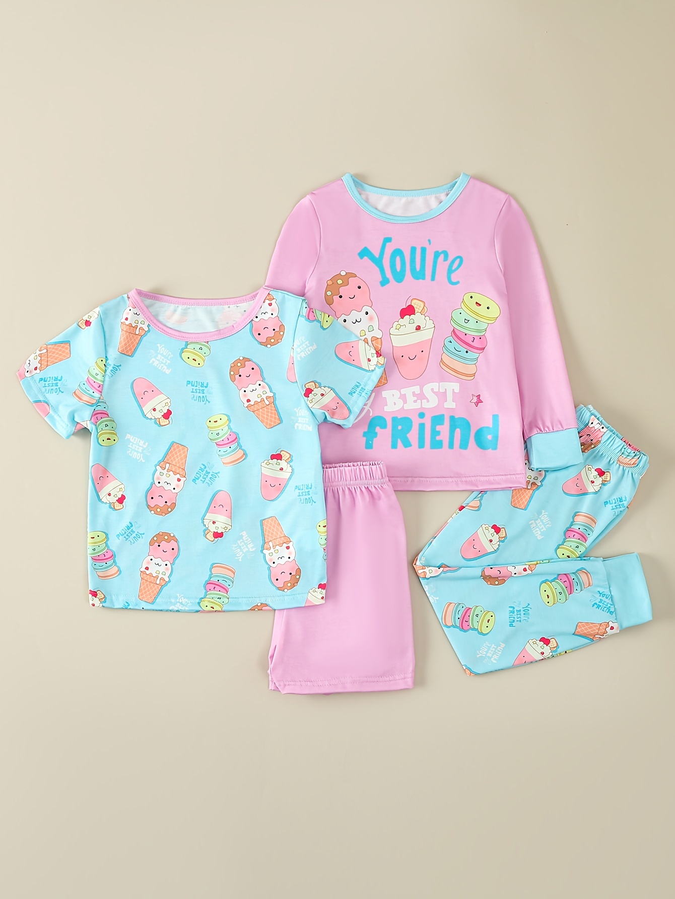 Baby girl pajama short 2024 sets