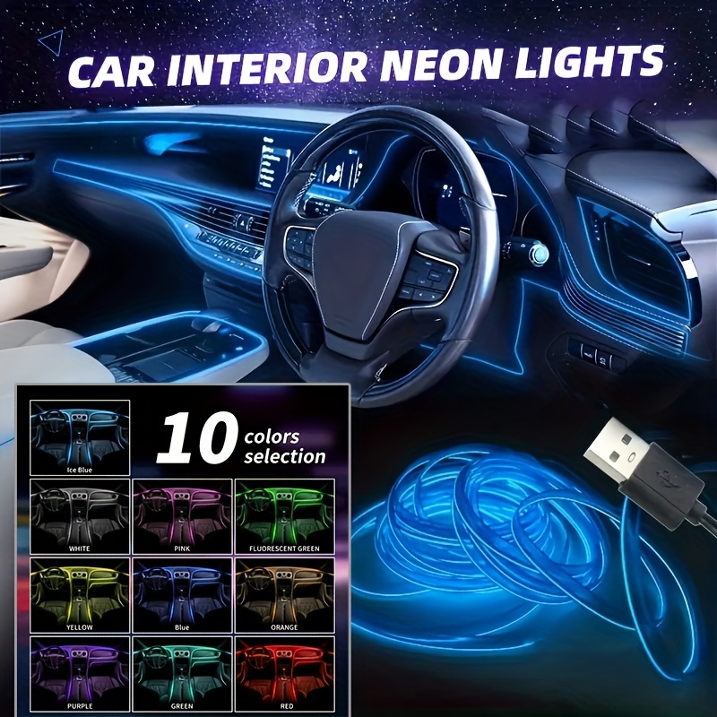 Bandes lumineuses à led pour voiture LED - éclairage intérieur